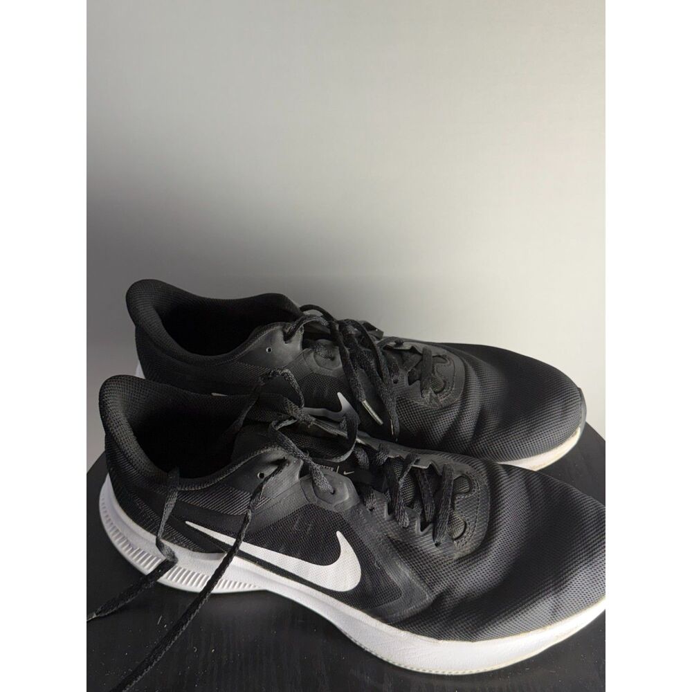 Nike Downshifter 10 Black White Running Shoes Men’s 12 CI9981-001